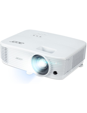 Проектор Проектор Acer P1157i DLP, SVGA (800x600), 4800 ANSI LUMENS, 20000:1, HDMI, RCA, Wireless dongle included, Audio in/out, VGA out, USB type A (5V/1A), RS-232, 3W Speaker, 2.4kg, White Acer T82-W01MW 82.5" - MR.JUQ11.001_MC.JBG11.00E