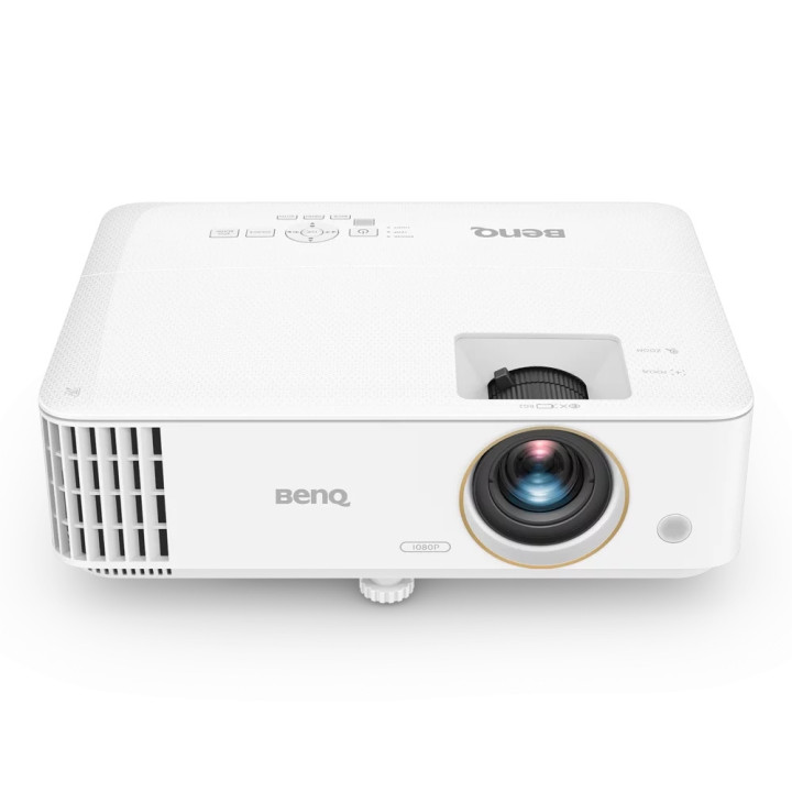 Проектор BenQ TH585p, Home Theater Projector, Low Input Lag Gaming Projector, DLP 1080p (1920x1080), 3500 AL, 10000:1, Zoom 1.1x, 95% Rec.709, 6 segment Color Wheel, Game Mode, 16ms, 3D, VGA, HDMI x2, Audio in/out, VGA out, Sp. 10W x1 - 9H.JLS77.14E