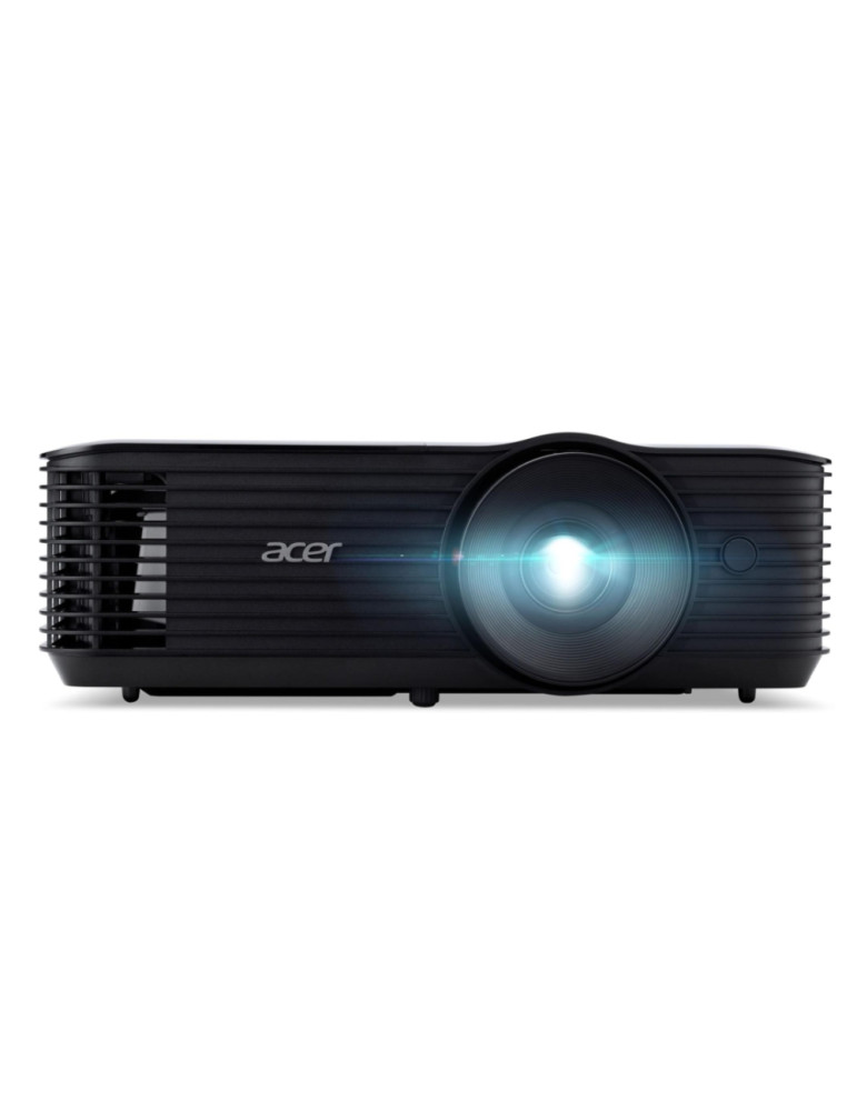 Проектор Acer X129H, DLP, XGA (1024x768), 4800 ANSI Lumens, 20000:1, 3D, HDMI, VGA, RCA, Audio in, DC Out (5V/2A, USB-A), Speaker 3W, Black - MR.JTH11.00Q