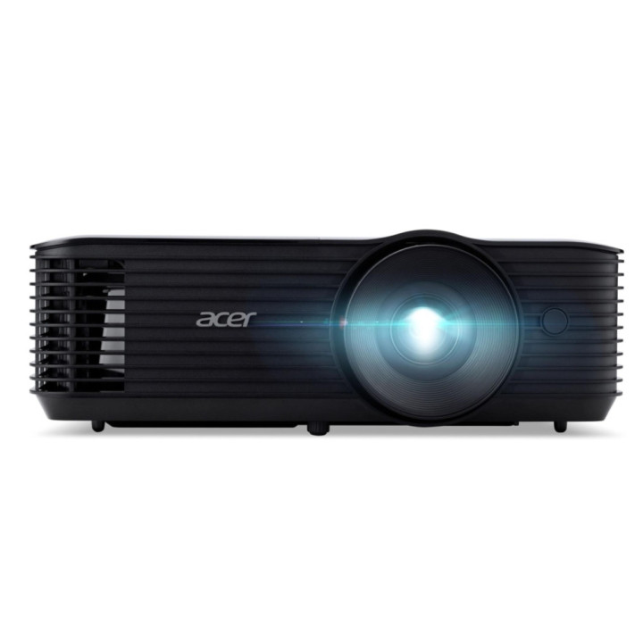 Проектор Acer X129H, DLP, XGA (1024x768), 4800 ANSI Lumens, 20000:1, 3D, HDMI, VGA, RCA, Audio in, DC Out (5V/2A, USB-A), Speaker 3W, Black - MR.JTH11.00Q