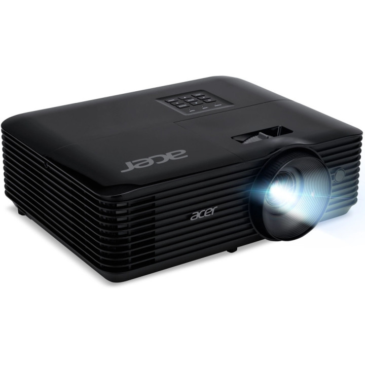 Проектор Acer X129H, DLP, XGA (1024x768), 4800 ANSI Lumens, 20000:1, 3D, HDMI, VGA, RCA, Audio in, DC Out (5V/2A, USB-A), Speaker 3W, Black - MR.JTH11.00Q