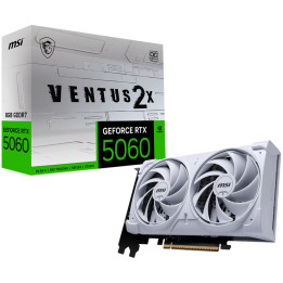 Видео карта MSI NVIDIA GeForce RTX 5060 8G VENTUS 2X OC WHITE, 8GB GDDR7, 128bit