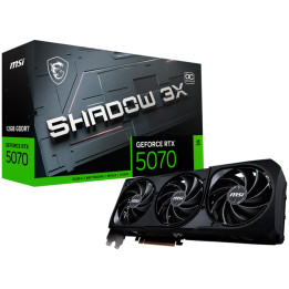 Видео карта MSI Nvidia GeForce RTX 5070 12G SHADOW 3X OC, 12GB GDDR7, 192bit