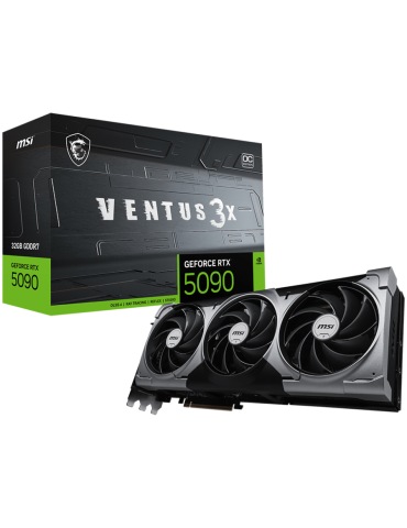 Видео карта MSI Nvidia GeForce RTX 5090 32G VENTUS 3X OC, 32GB GDDR7, 512bit