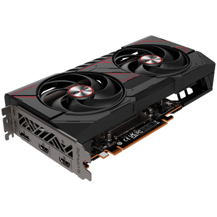 Видео карта Sapphire PULSE AMD Radeon RX 9060 XT GAMING OC 16GB DUAL, 128 bit  - 11350-03-20G