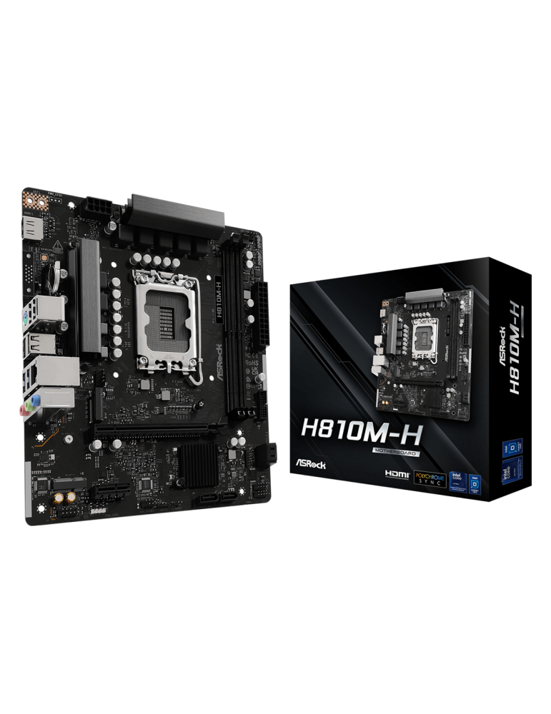 Дънна платка AsRock H810M-H, LGA 1851