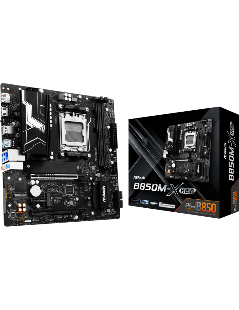 Дънна платка AsRock B850M-X R2.0, AM5