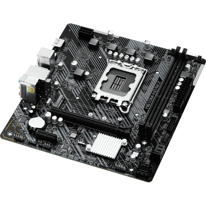 Дънна платка AsRock H610M-H2, M.2, DDR4, LGA1700