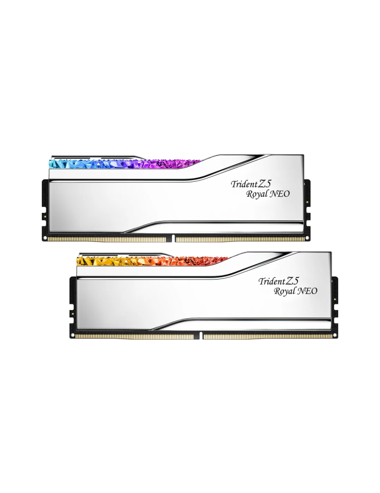 RAM памет G.SKILL 32GB(2x16GB) DDR5 6400MHz Trident Z5 Royal Neo, AMD EXPO - F5-6400J3039G16GX2-TR5NS