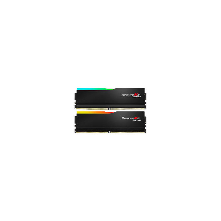RAM памет G.SKILL 64GB(2x32GB) DDR5 6000MHz Ripjaws M5 Neo RGB Black, AMD EXPO - F5-6000J2836G32GX2-RM5NRK