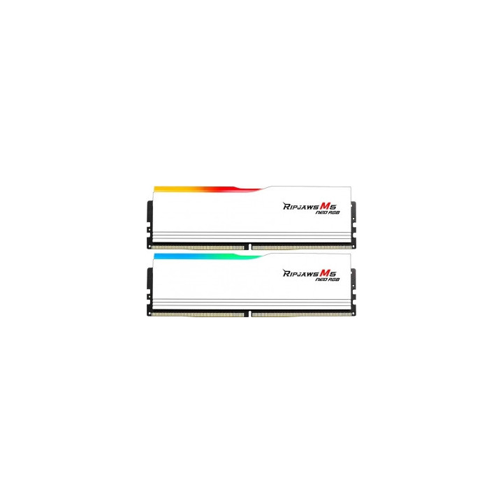 RAM памет G.SKILL 64GB(2x32GB) DDR5 6000MHz Ripjaws M5 Neo RGB, AMD EXPO - F5-6000J2836G32GX2-RM5NRW