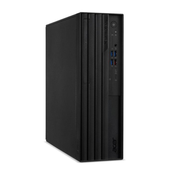 Компютър Acer Veriton VX4720GT, Intel Core i5- 14400, RAM 16GB DDR5, SSD 512GB, DVD RW, Intel UHD Graphics, TPM 2.0, GLAN, KBD& Mouse USB, No OS - DT.R1XEX.00G