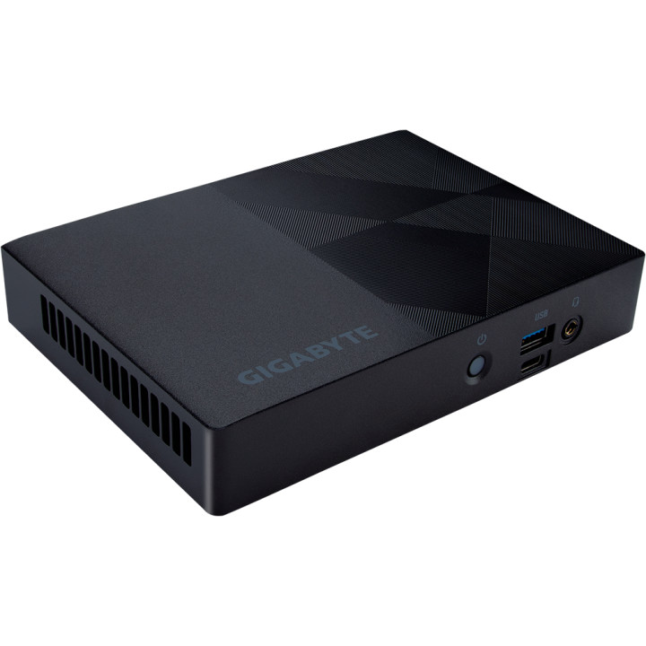 Mини компютър Gigabyte BRIX BNIP-N100, Intel Intel 7 N100 2.9GHz up to 3.40 GHz, 1 x SODIMM DDR4, 2x, WI-FI 6E   BT 5.2, черно - GB-BNIP-N100-BWEK