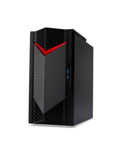Геймърски компютър Acer Nitro N50-130, AMD Ryzen 7 7700, RAM 32GB, 1ТB, NVIDIA GeForce RTX 4060 RAM 8GB GDDR6, Wi-Fi AX/6E Раница Acer 15.6" Nitro Мишка Acer Nitro II NMW200 - DG.E3QEX.00A_GP.MCE11.039_GP.BAG11.02E