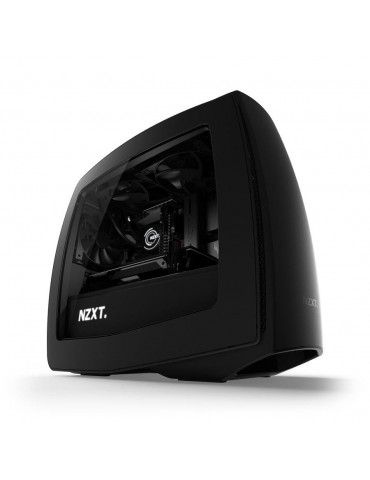 Кутия за компютър NZXT Manta Mini матово черна с прозрачен капак