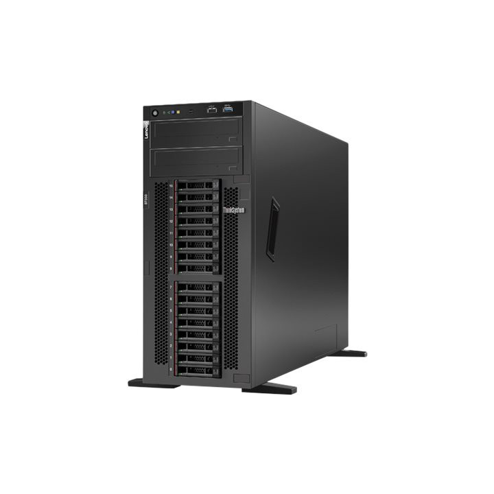 Сървър Lenovo ThinkSystem ST550 Xeon Silver 4210R 10C 2.4GHz 13.75MB Cache RAM 32GB, 2933MHz RDIMM 8x2.5in 9350-8i 2GB 1x750W Titanium XCC Ent - 7X10A0EKEA