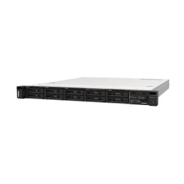 Сървър Lenovo ThinkSystem SR250 V3, Xeon E-2434 (4C 3.4GHz 8MB Cache/55W), 1xRAM 16GB,, O/B, 2.5" HS (8), SW RAID, HS 800W Titanium, XCC2 Platinum, Rails - 7DCLA00LEA