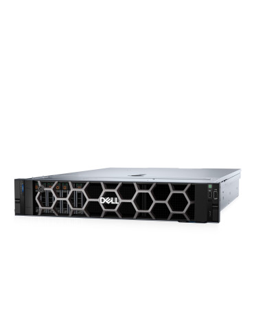 Сървър Dell PowerEdge R760XS, 8 x 2.5" (SAS, SATA), Intel Xeon Silver 4410Y (2Ghz, 30M), RAM 16GB DDR5 RDIMM, 1x480GB SSD SATA RI 6Gbps 512, Rails, Bezel, Front PERC H755 Front Load, iDRAC9 Enterprise 16G, Dual 700W Titanium - EMEA_PER760XS1SPL