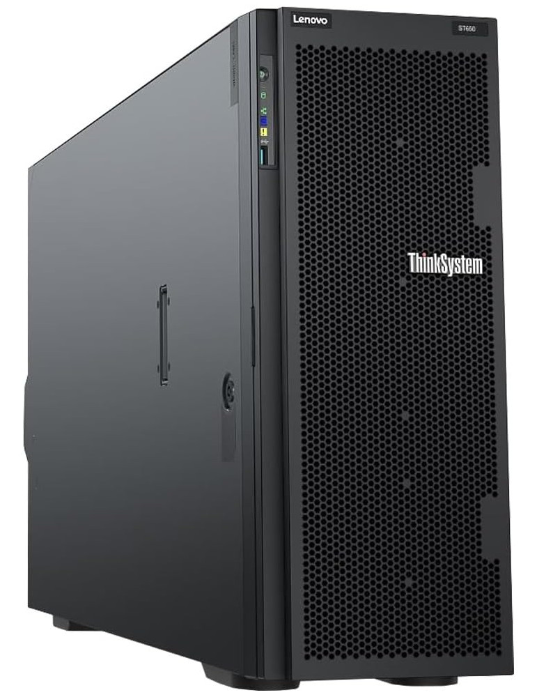 Сървър Lenovo ThinkSystem ST550 Xeon Silver 4210R 10C 2.4GHz 13.75MB Cache RAM 32GB, 2933MHz RDIMM 8x2.5in 930-8i 2GB 2x1GbE 1x750W XCC Ent - 7X10A0F3EA