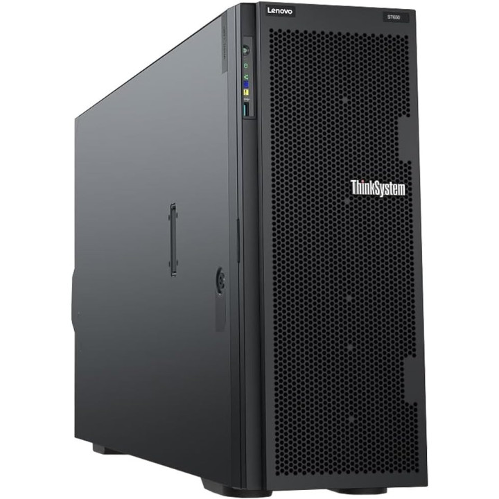 Сървър Lenovo ThinkSystem ST550 Xeon Silver 4210R 10C 2.4GHz 13.75MB Cache RAM 32GB, 2933MHz RDIMM 8x2.5in 930-8i 2GB 2x1GbE 1x750W XCC Ent - 7X10A0F3EA