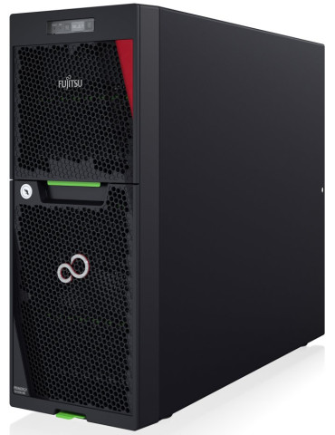 Сървър Fujitsu PRIMERGY TX1330 M5 Xeon E-2336 6C/12T 2.90GHz RAM 16GB, 1Rx8 DDR4-3200 U ECC Bsc 3.5" kit 4xLFF HP 1xRPS 500W Tit 2x1Gb TPM2 - VFY:T1335SC061IN