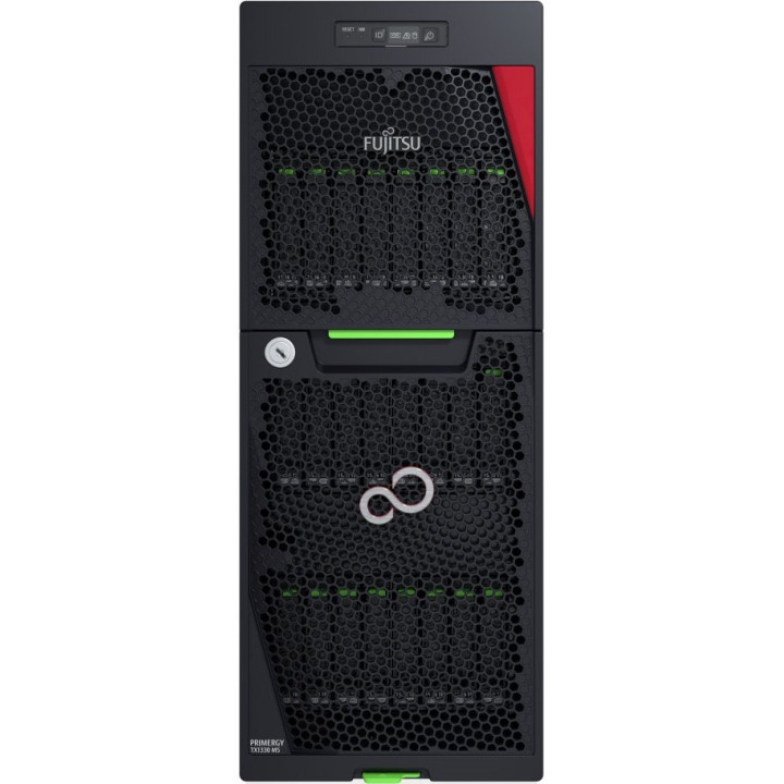 Сървър Fujitsu PRIMERGY TX1330 M5 Xeon E-2336 6C/12T 2.90GHz RAM 16GB, 1Rx8 DDR4-3200 U ECC Bsc 3.5" kit 4xLFF HP 1xRPS 500W Tit 2x1Gb TPM2 - VFY:T1335SC061IN