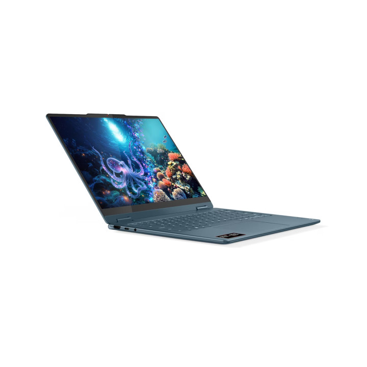 Лаптоп Lenovo Yoga 7 2in1, AMD Ryzen AI 5 340, 14" WUXGA OLED 600nits Glossy / Anti-fingerprint, 100% DCI-P3, Touch, 24GB RAM, 1TB SSD, AMD Radeon 840M, Win 11 Home, English - 83JR000YBM
