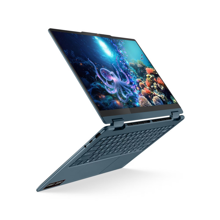 Лаптоп Lenovo Yoga 7 2in1, AMD Ryzen AI 5 340, 14" WUXGA OLED 600nits Glossy / Anti-fingerprint, 100% DCI-P3, Touch, 24GB RAM, 1TB SSD, AMD Radeon 840M, Win 11 Home, English - 83JR000YBM