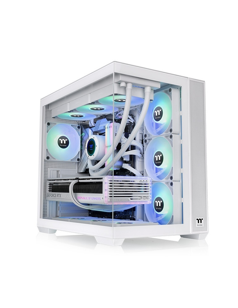 Кутия за компютър Thermaltake View 380 TG ARGB Snow - CA-1Z2-00M6WN-00