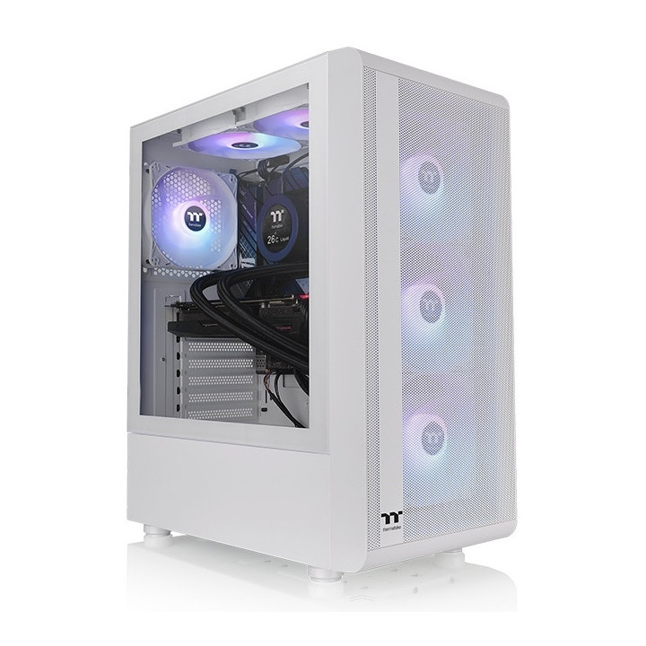 Кутии за компютър Thermaltake S200 TG Snow - CA-1X2-00M6WN-00