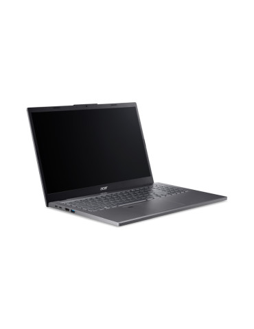 Лаптоп Acer Aspire A15-61M-R7W7, AMD Ryzen 7 8840HS, 15.6" FHD IPS, 16GB DDR5 RAM, 512GB SSD, AMD Radeon 780M, Wifi 802.11AX, BT, FP, FHD Cam, KB Backlight, No OS, Steel Gray - NX.JDHEX.003