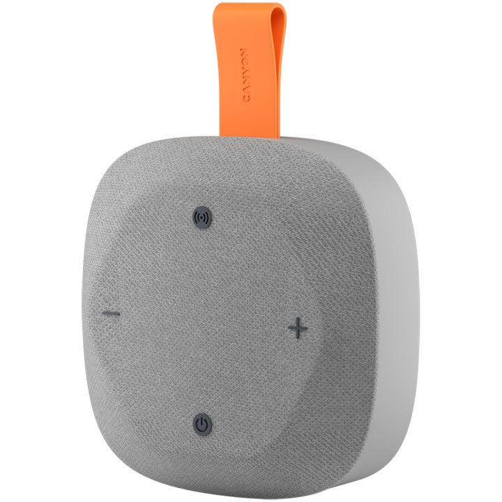 Bluetooth колонка Canyon HEXAGON 10 TWS 8W IPX5 Grey Orange - CNE-CBTSP10GO