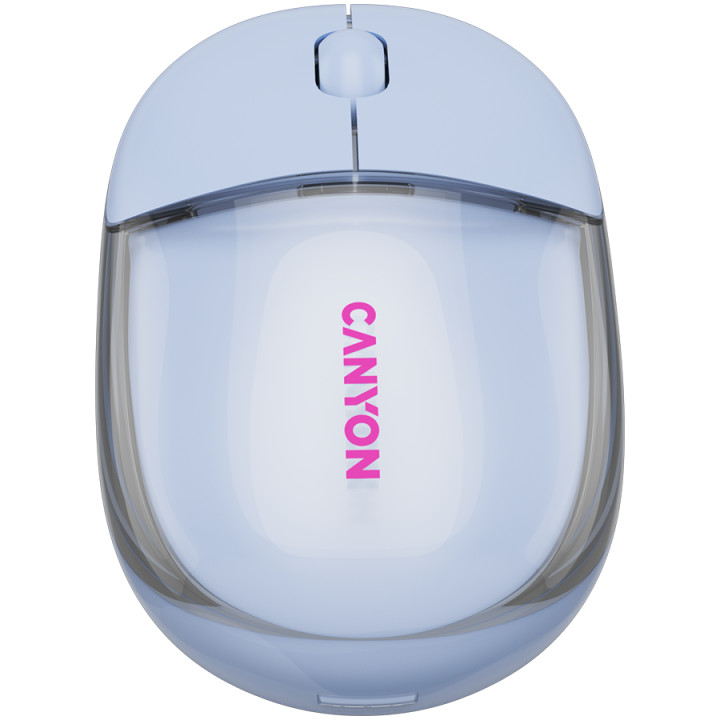 Bluetooth мишка Canyon OnClick 24 BT/ Wireless Transparent/Black - CNS-CMSW24B