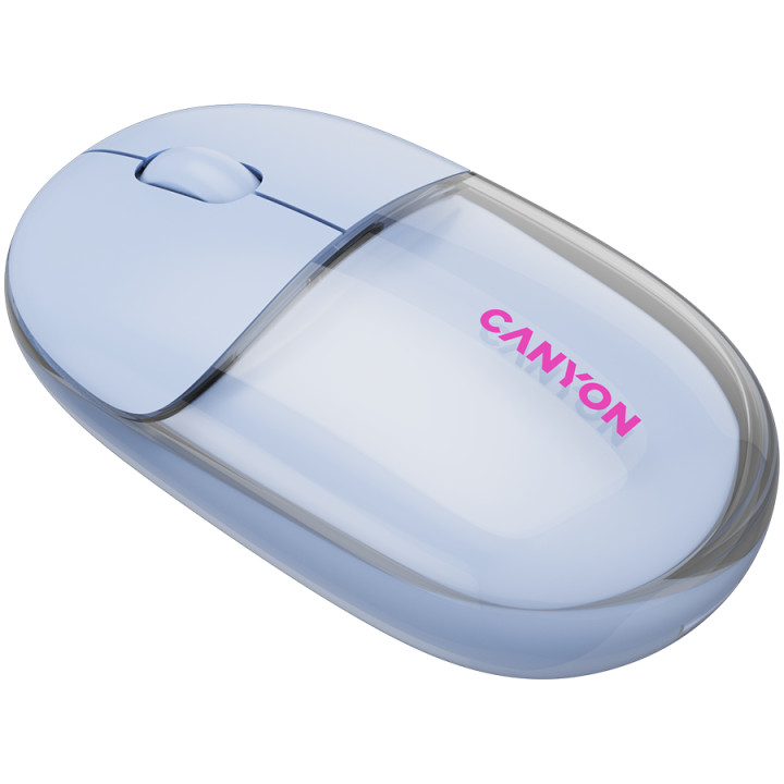 Bluetooth мишка Canyon OnClick 24 BT/ Wireless Transparent/Black - CNS-CMSW24B