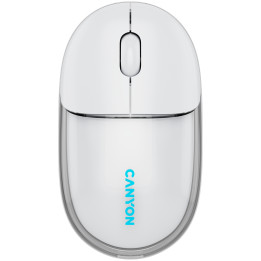 Bluetooth мишка Canyon OnClick 24 BT/ Wireless Transparent/White - CNS-CMSW24W