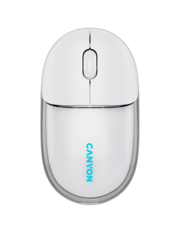 Bluetooth мишка Canyon OnClick 24 BT/ Wireless Transparent/White - CNS-CMSW24W