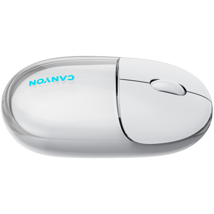 Bluetooth мишка Canyon OnClick 24 BT/ Wireless Transparent/White - CNS-CMSW24W