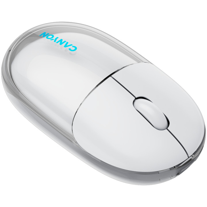 Bluetooth мишка Canyon OnClick 24 BT/ Wireless Transparent/White - CNS-CMSW24W