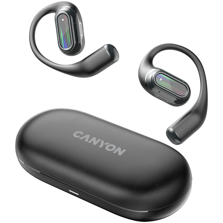 Bluetooth слушалки Canyon OnFlow 12 OWS ENC Black - CNS-TWS12BK