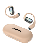 Bluetooth слушалки Canyon OnFlow 12 OWS ENC Beige - CNS-TWS12BE
