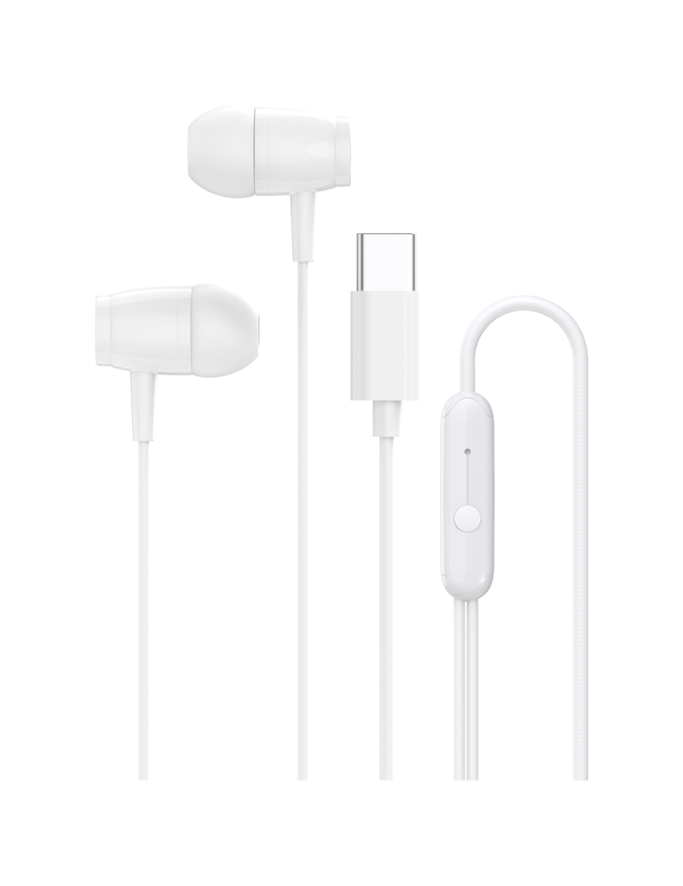 Слушалки-тапи Canyon SEP-5 TYPE-C White - CNS-CEP5W