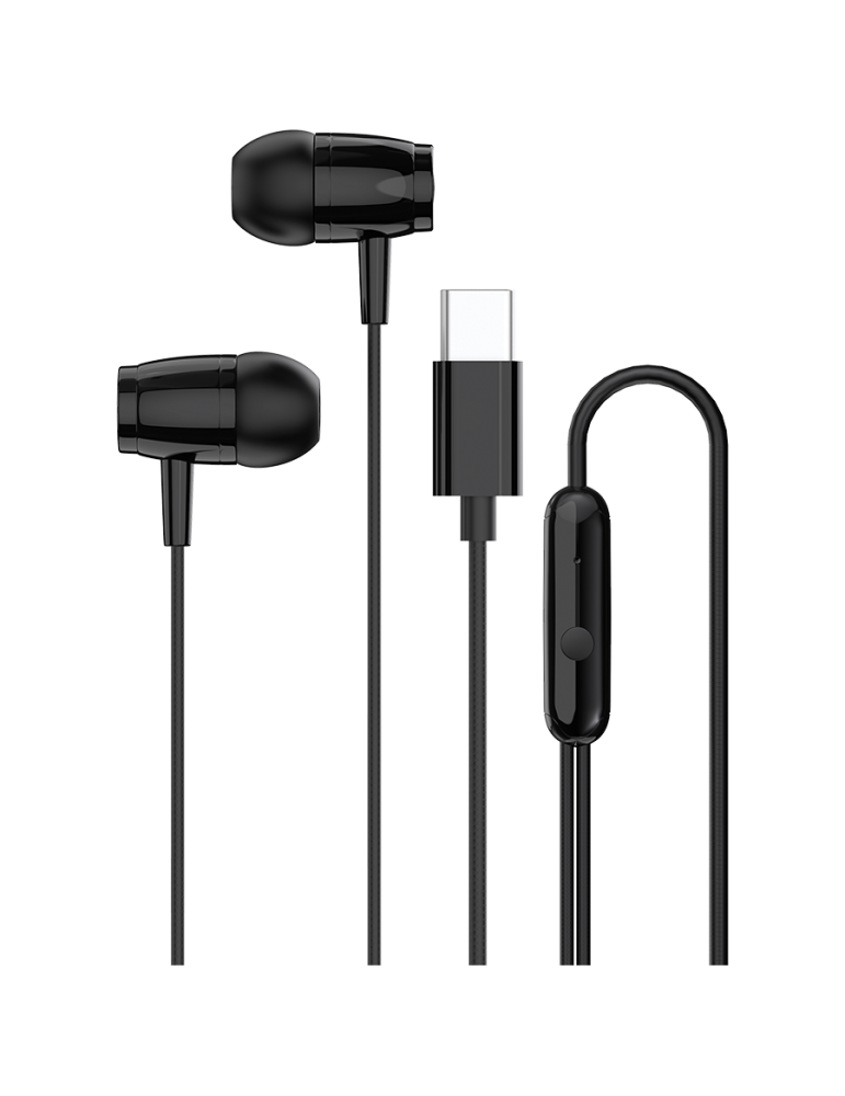 Слушалки-тапи Canyon SEP-5 TYPE-C Black - CNS-CEP5B