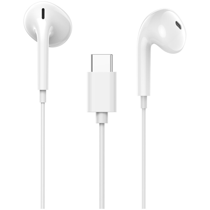Слушалки-тапи Canyon SEP-6 TYPE-C HiRes sound White - CNS-CEP6W