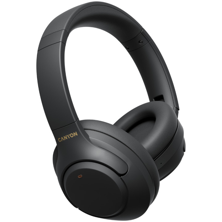 Bluetooth слушалки Canyon OnRiff 6 ANC Black - CNS-CBTHS6BK