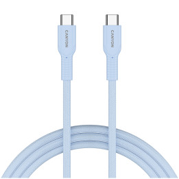 Кабел Canyon OnWire 60CL C-C 60W COLOR Braided 1m Light Blue - CND-CCAP60AB10LBL