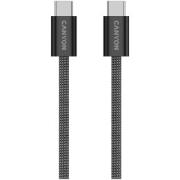 Кабел Canyon OnWire 60MG C-C 60W Magnet Braided 1m Black - CND-CCMG60AB15B