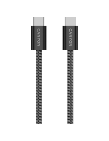Кабел Canyon OnWire 60MG C-C 60W Magnet Braided 1m Black - CND-CCMG60AB15B