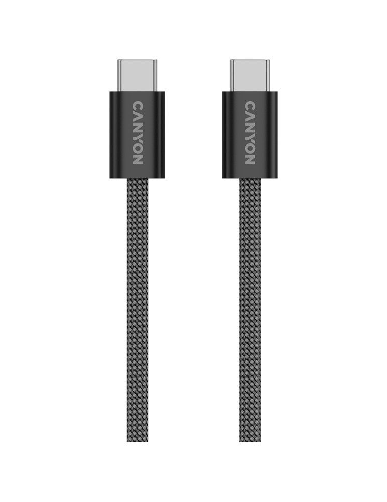 Кабел Canyon OnWire 60MG C-C 60W Magnet Braided 1m Black - CND-CCMG60AB15B