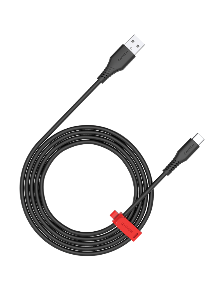 Кабел Canyon AC18SC A-C 18W 1.2m Black - CNS-AC18SC12B