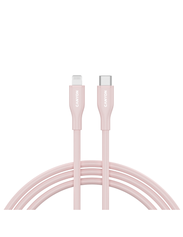 Кабел Canyon CLNM60 C-L 60W MFI 1m Silicon Pink - CNS-CLNM60SC10PS